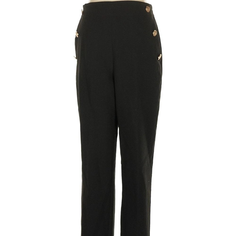 Zara Black High-Waisted Trousers
